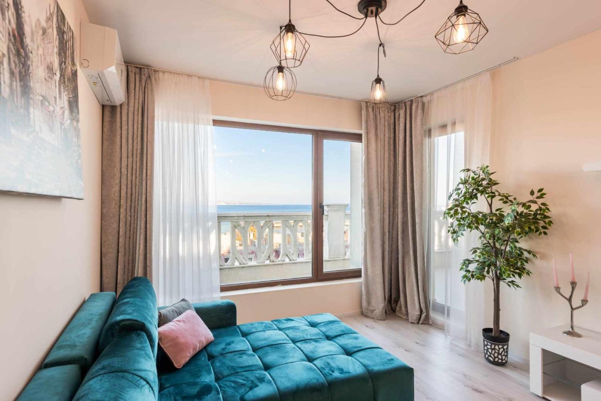 Azur Del Mar Seaview Apartment 바르나 외부 사진